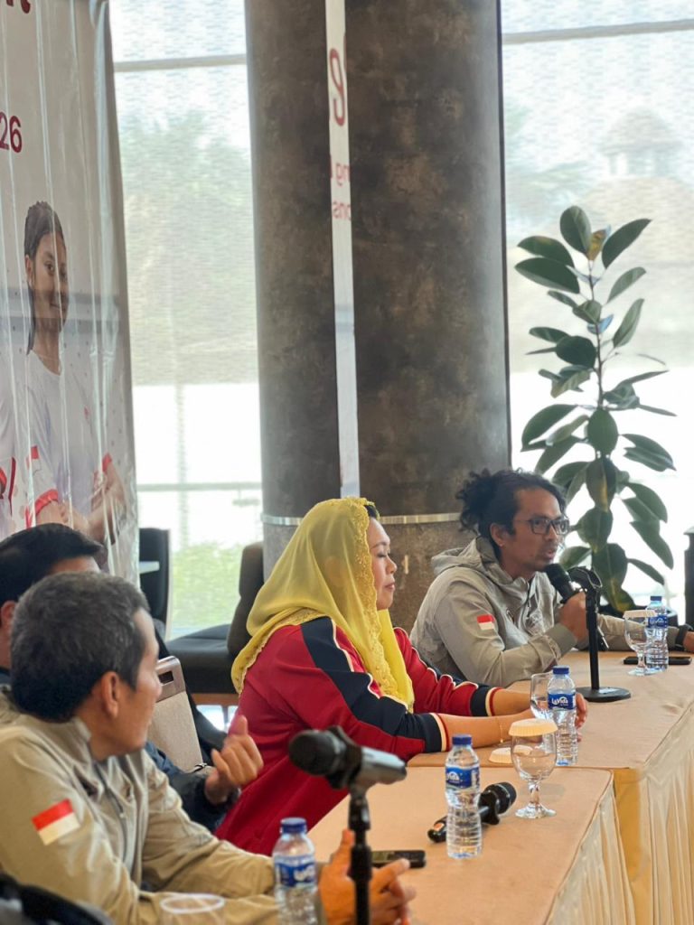 Atlet Timnas Panjat Tebing Indonesia Dilepas ke World Climbing Asia Championship Meisan 2026, Targetkan Lolos ke Asian Games 2026