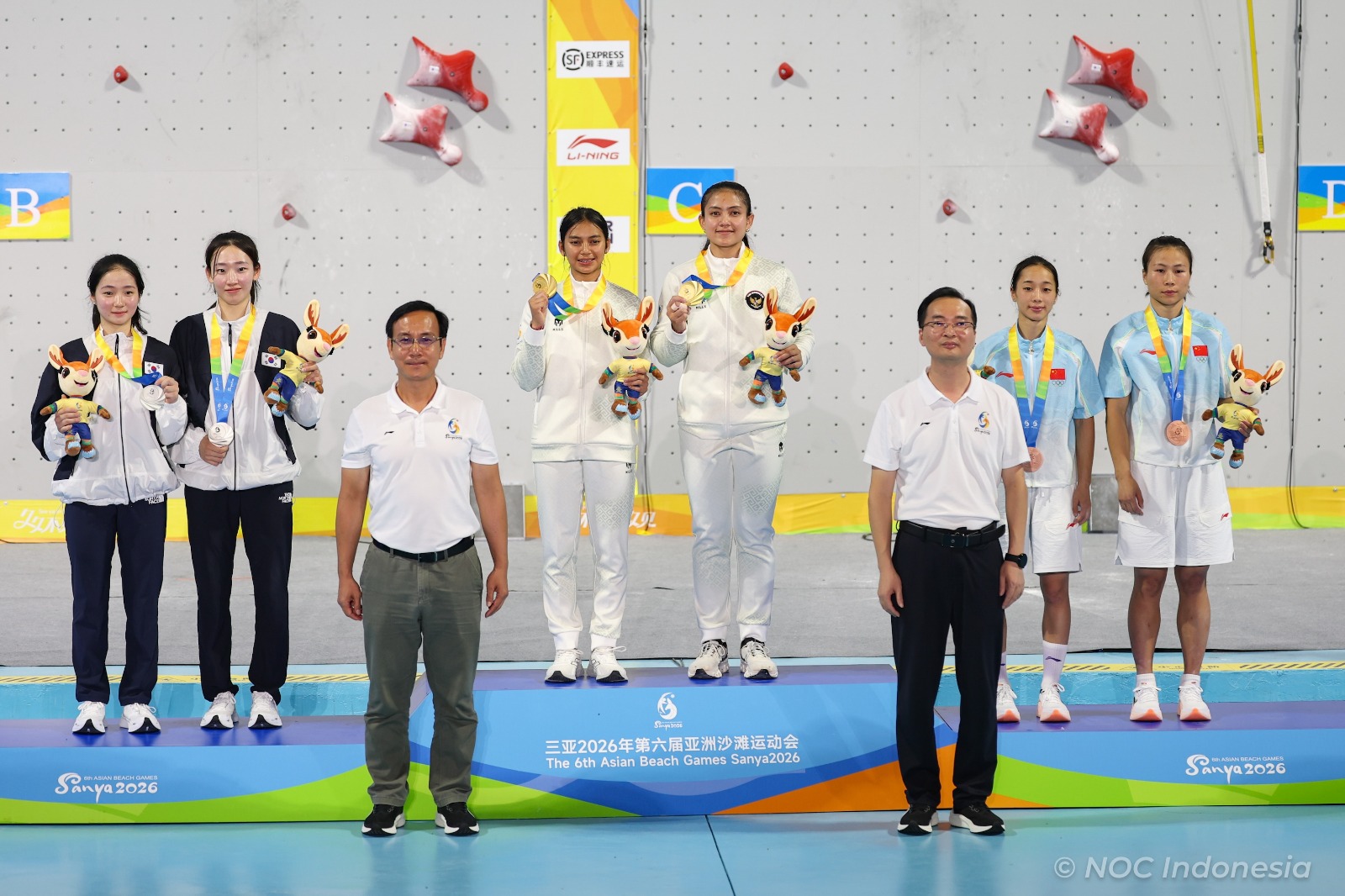 Pecahkan Rekor Dunia, Tim Speed Relay Putri Raih Emas di Asian Beach Games